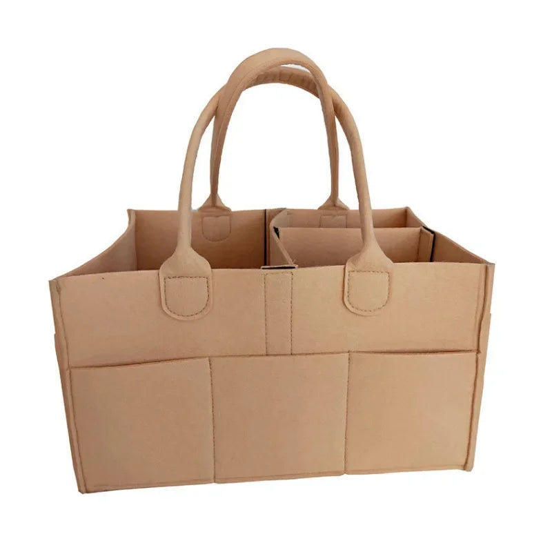Children's Felt Diaper Storage Bag Baby Miscellaneous Toys Diapers Large Capacity Felt Diaper Bag