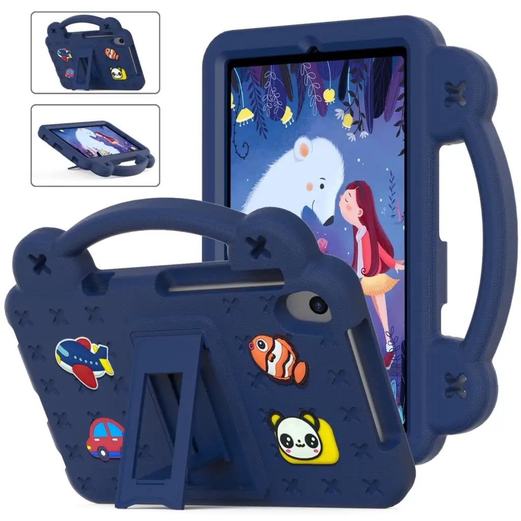 Kids Safe EVA Case for TCL Tab 8 LE 2023 Kickstand Cover For TCL Tab 8 2022 8.0 inch Model 9132G2 Tablet Shell With Handle Strap