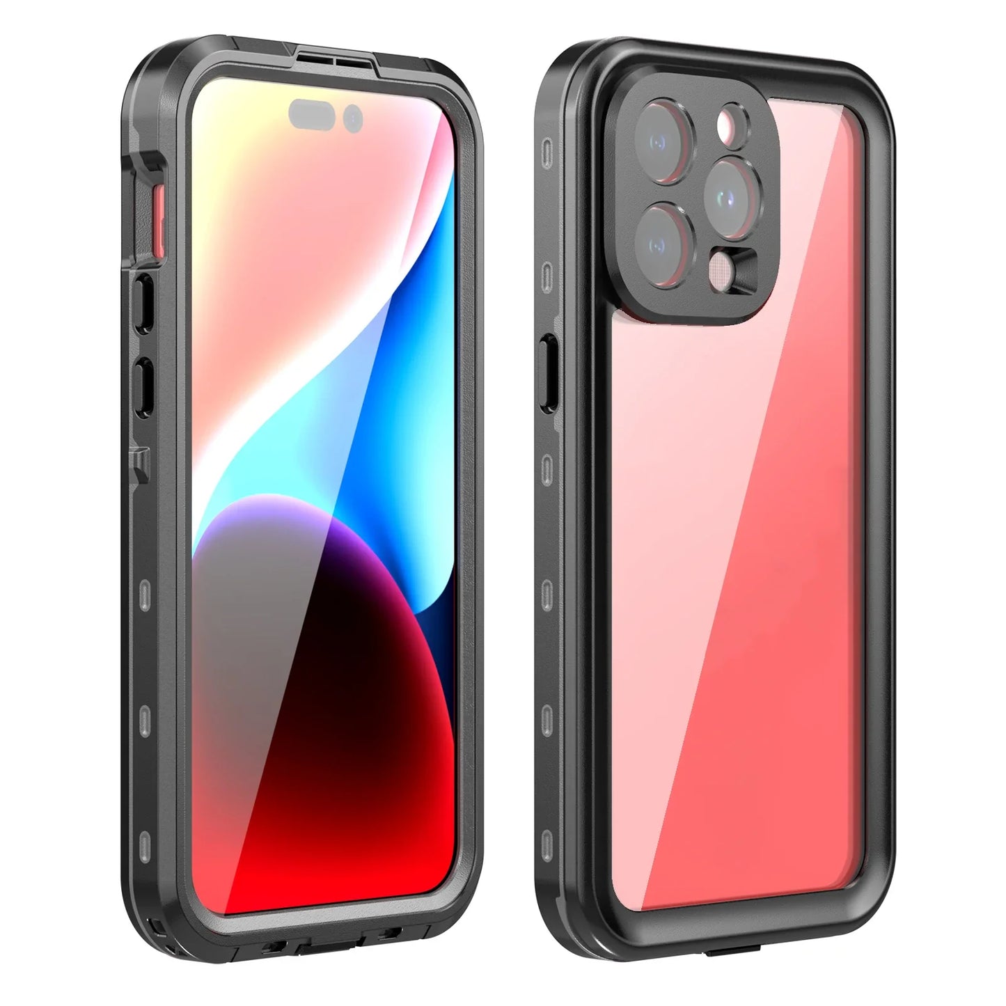 IP68 Waterproof Magnetic Phone Case For iPhone 13 15 14 Pro Max Pro 360° Protector Full Body Protective Dustproof Phone Cover