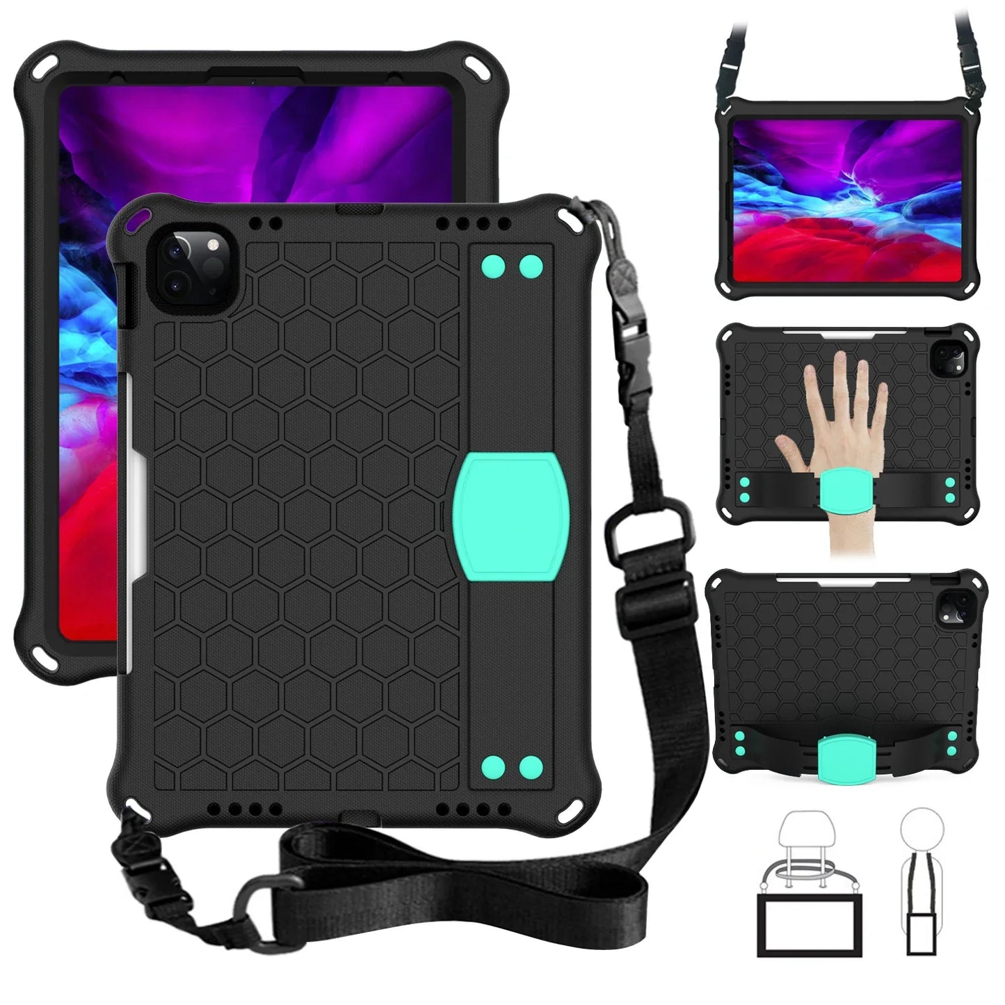 For iPad 10 2022 10th Generation Tablet Case for A2757 A2777 A2696 Kids safe shockproof Protective Cover funda Non-toxic EVA