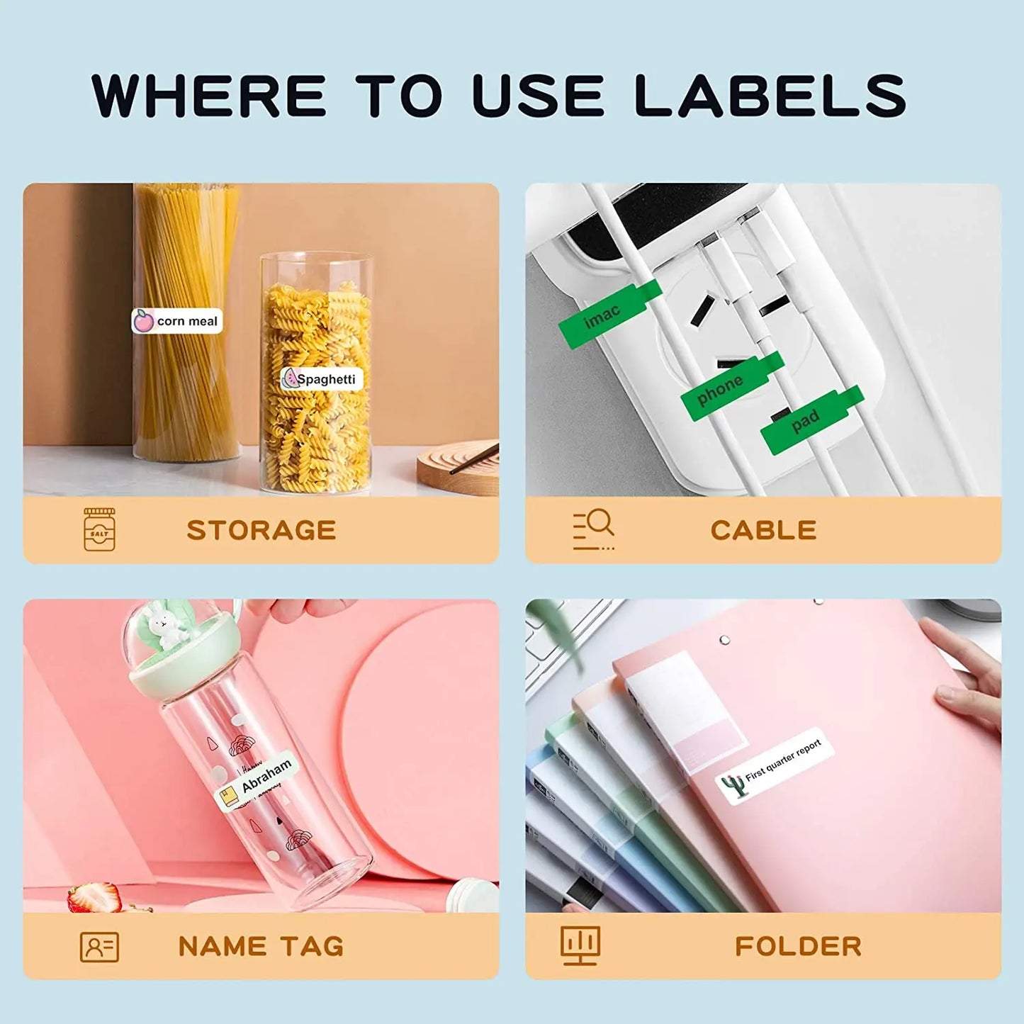 2025 D101 Portable Label Maker Wireless Label Printer Tape for Phone Tablet Easy to Use Office Home Organization D11 Plus