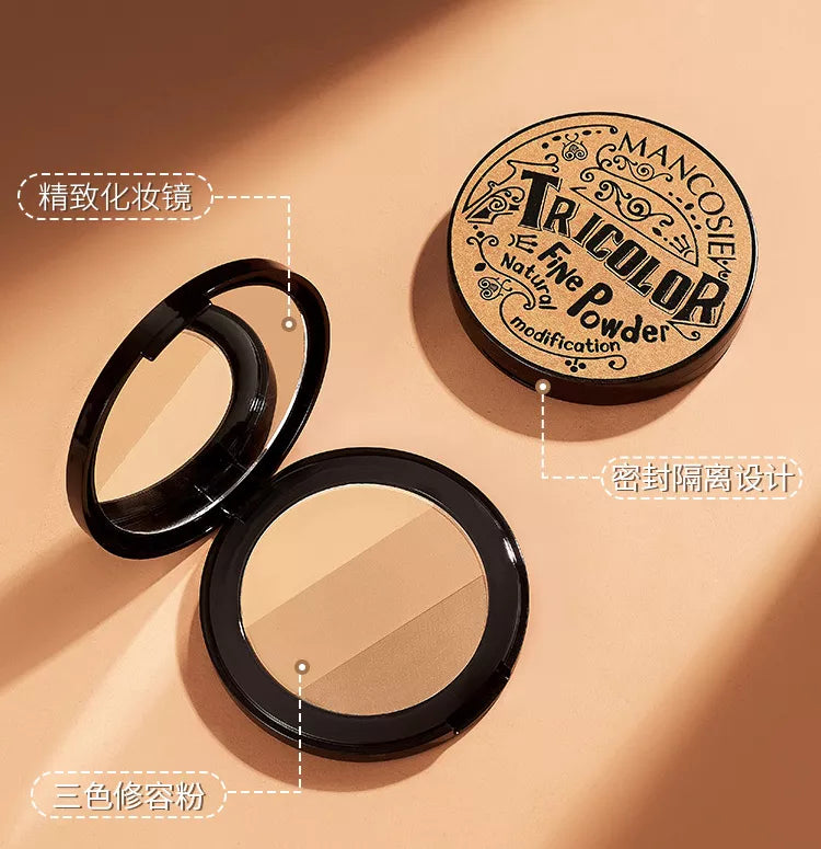 NEW Colors Oil-Control Facial Powder Powder Blusher Shadow Repair Brighten Concealer Foundations Makeup Powder Contour Palette
