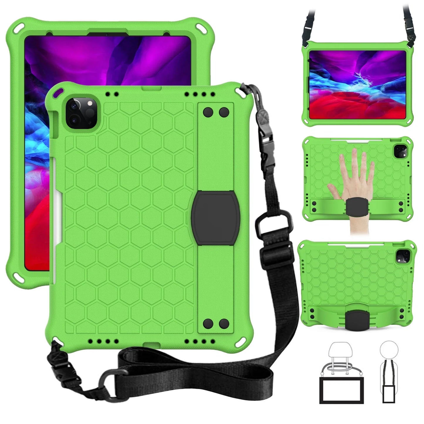 For iPad 10 2022 10th Generation Tablet Case for A2757 A2777 A2696 Kids safe shockproof Protective Cover funda Non-toxic EVA