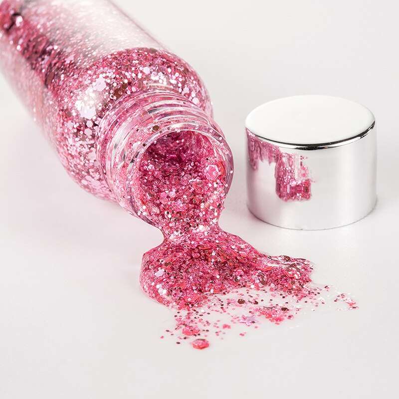 1pcs Eyeshadow Sequins Face Eye Glitter Sequin Gel Diamond Shiny Glitter Body Sequins Makeup Decorative For Party Festival