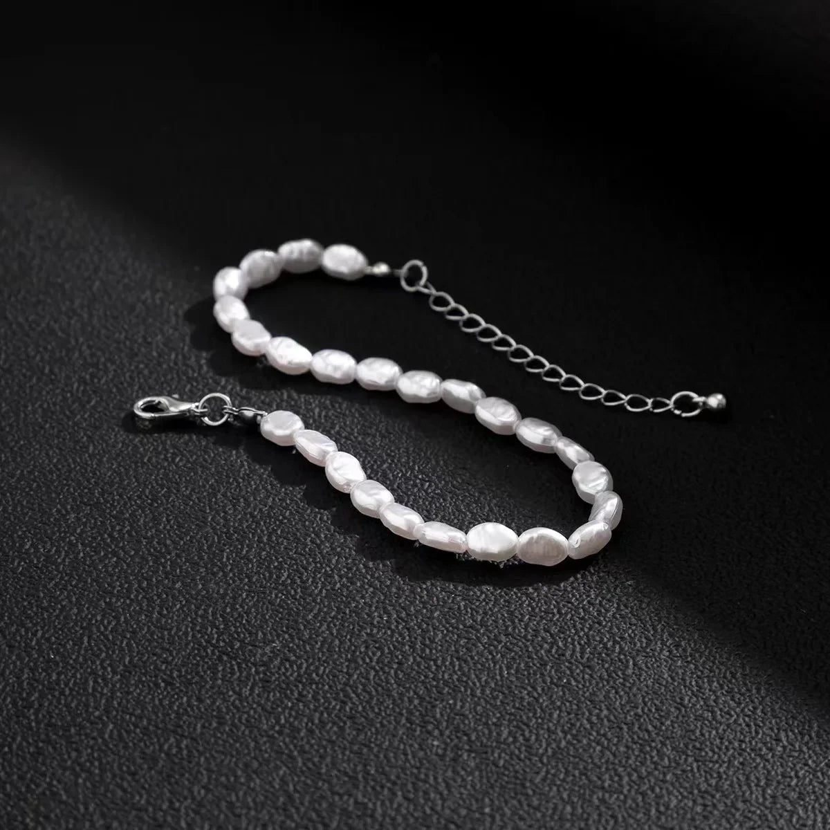 Baroque Imitation Pearl Bracelet Acrylic Beaded Women's Bracelet Fashion Jewelry Trend Accessories Simple Bracelet For Men