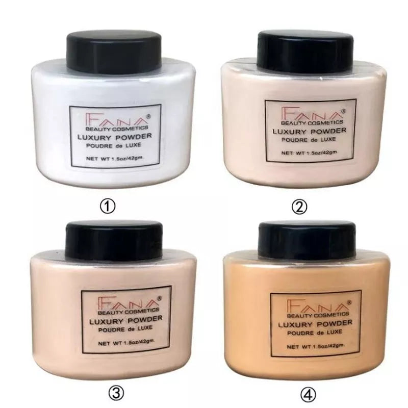 NEW Foundation Powder Oil Control Contour Full CoverBanana Powder Translucent Mineral Makeup Base Matte Foundation Make Up
