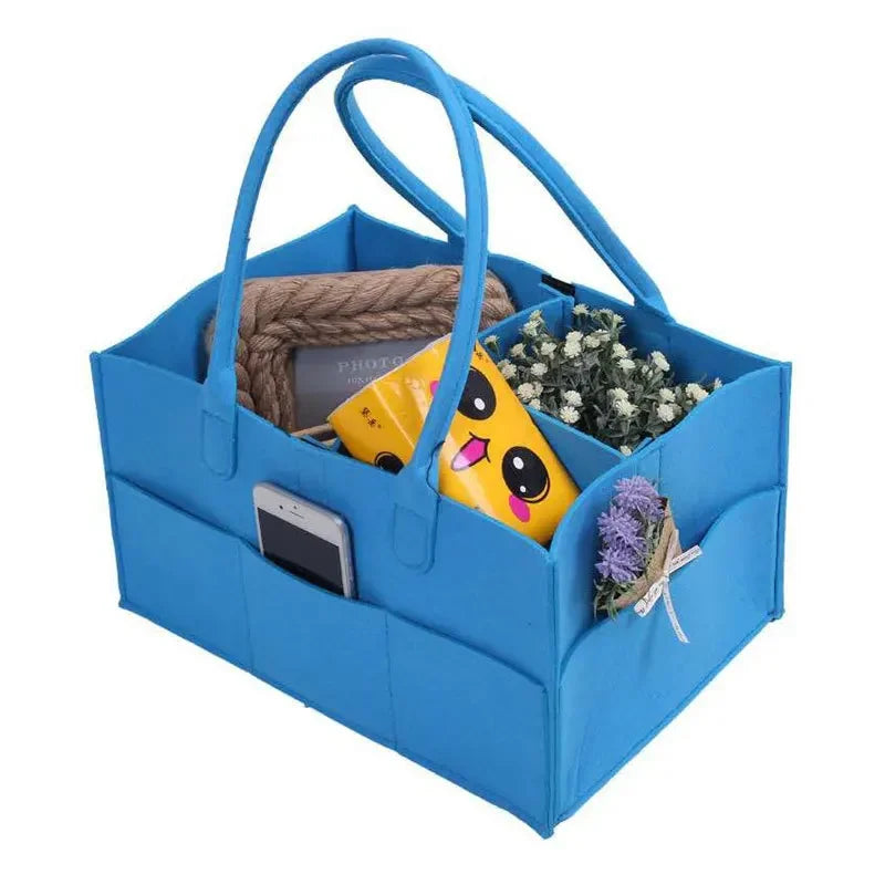 Children's Felt Diaper Storage Bag Baby Miscellaneous Toys Diapers Large Capacity Felt Diaper Bag