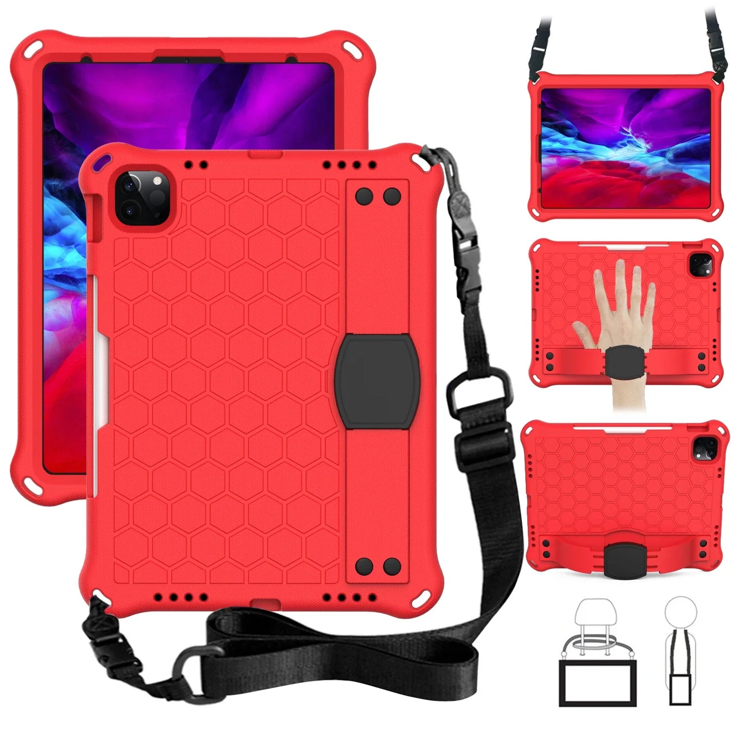 For iPad 10 2022 10th Generation Tablet Case for A2757 A2777 A2696 Kids safe shockproof Protective Cover funda Non-toxic EVA