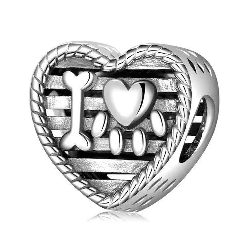 Newest Deer Star Witch Cat Castle Beads Shining Pendants Fit Original Pandora Charms Silver Color Bracelets DIY Women's Jewelry