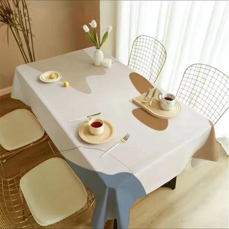 Nordic Simple Rectangular Table Cloth Coffee Table Cloth Geometric Outdoor Picnic Mat Antifouling Table Cloth