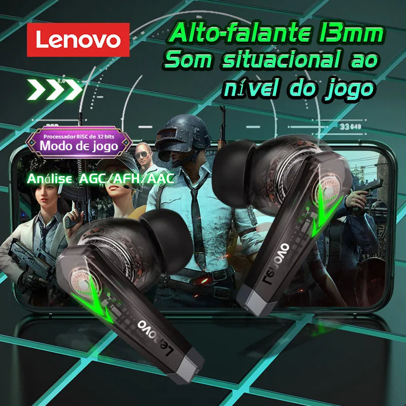 Choice Original Lenovo LP6 TWS Wireless Buletooth V5.1 Earphones Dual Mode Music Gaming Headsets New E-Sports Headphones