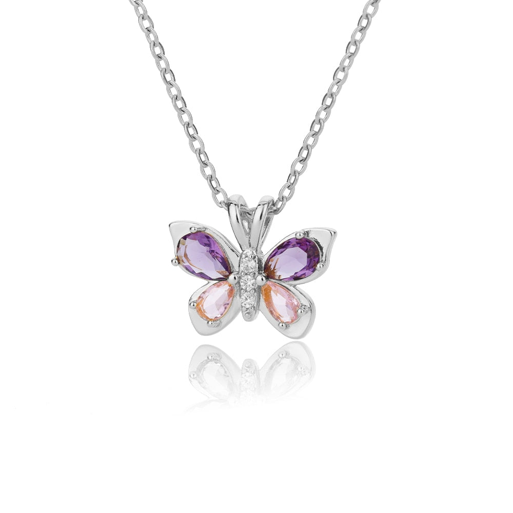 Vintage Lucky Four Leaf Clover Necklaces for Women Goth Love Heart Pendant Choker Chain Necklace Stainless Steel Jewelry Gift