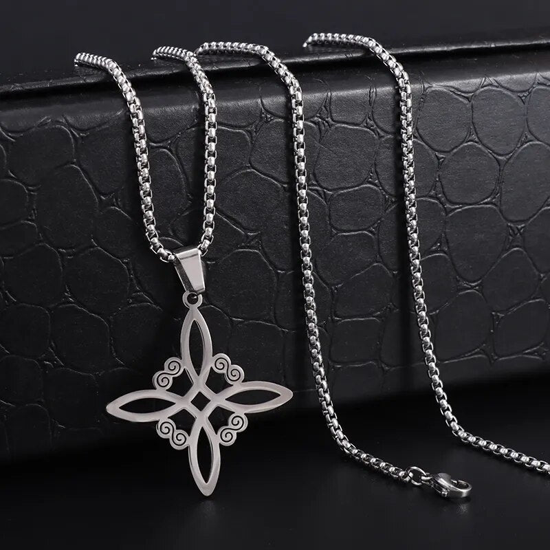 New Metal Black Cross Pendant Necklace Men and Women Fashion Gothic Punk Trend Hip Hop Accessories Jewelry Gift Wholesale