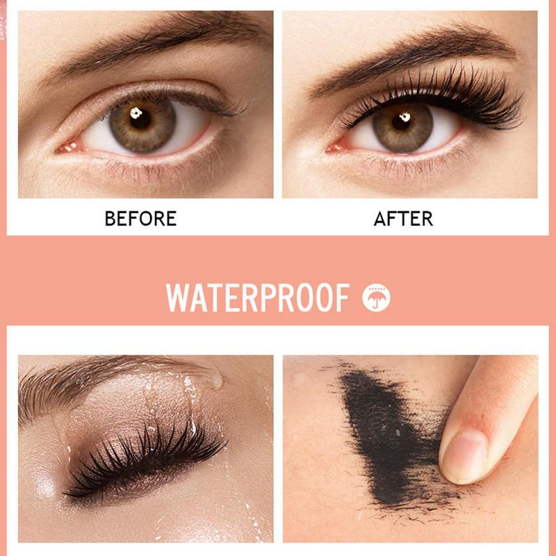 Black Waterproof Mascara Mascara Black Volume and Length Thickening Curling Lash Makeup Thrive Cosmetics Mascara for Women