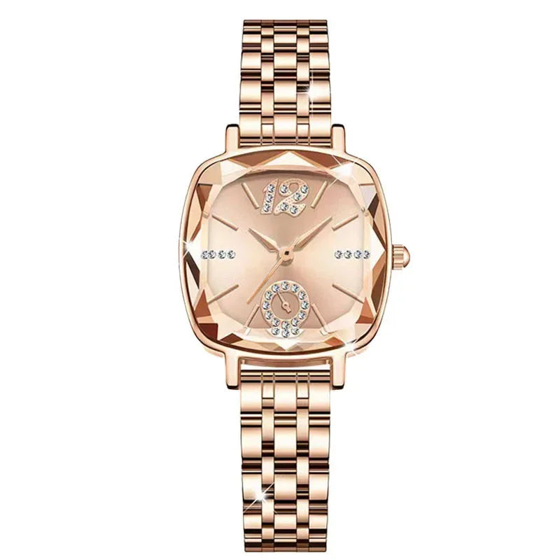 MAYZHISU Luxury Watch for Woman Waterproof Stainless Steel Quartz Ladies Watch High Quality Women's Watches Elegant Female Clock