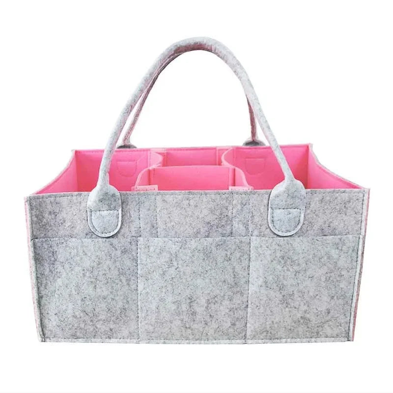 Children's Felt Diaper Storage Bag Baby Miscellaneous Toys Diapers Large Capacity Felt Diaper Bag