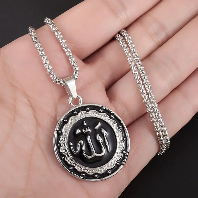 New Metal Black Cross Pendant Necklace Men and Women Fashion Gothic Punk Trend Hip Hop Accessories Jewelry Gift Wholesale