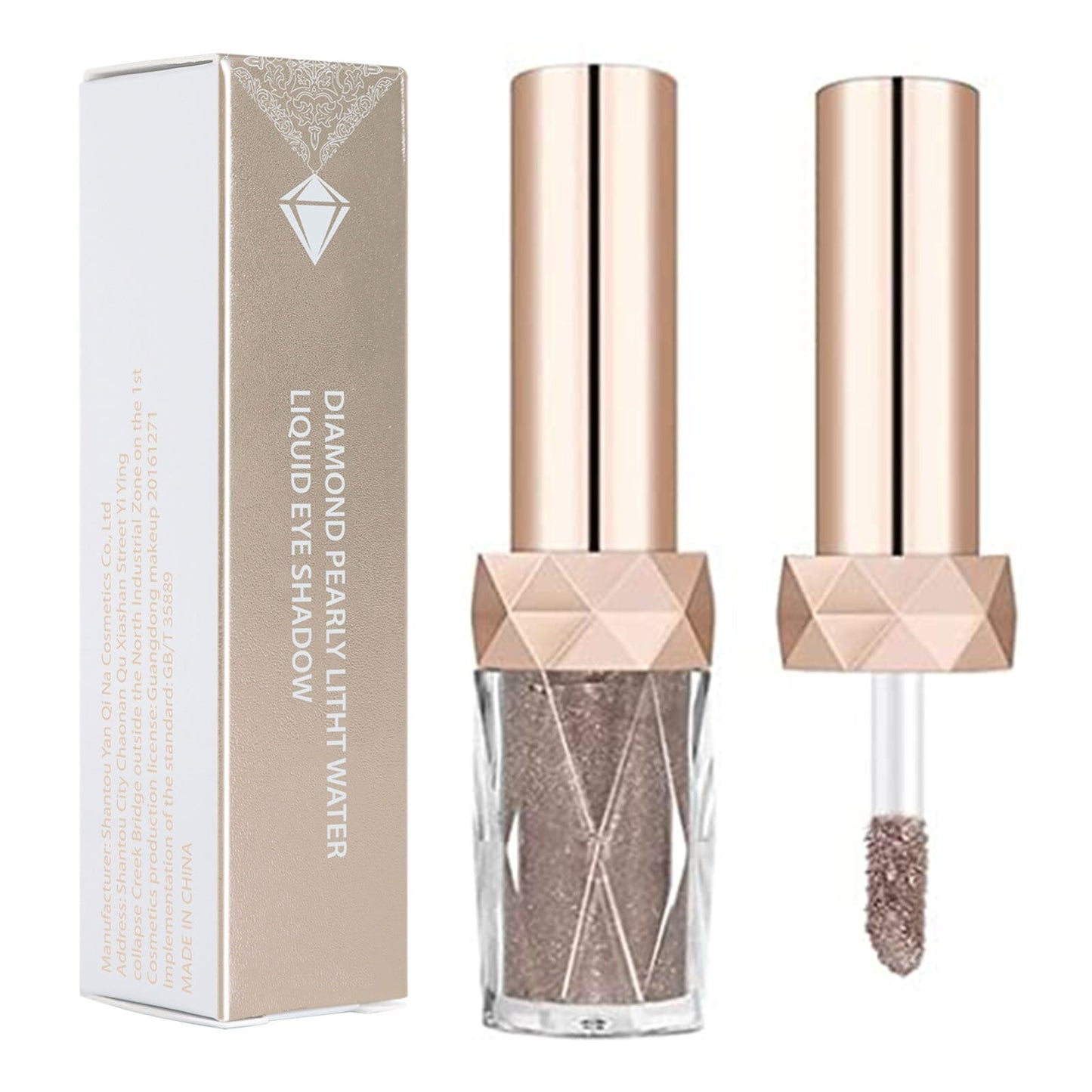 Liquid Glitter Eyeshadow Sparkling Metallic High-pigmented Eyeshadow Set Long-wearing Liquid Glitter Blush Eyebrow Shadow With 6