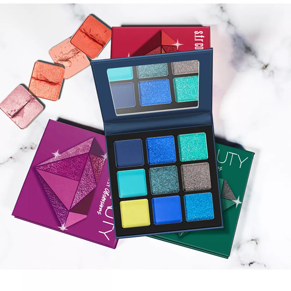 NEW IN Colors Glitter Eyeshadow Makeup Pallete Matte Eye Shadow Palette Shimmer And Shine Diamond Eyeshadow Powder Pigment Cosme
