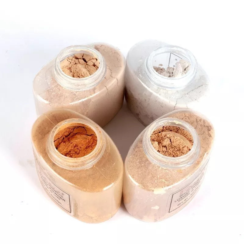 NEW Foundation Powder Oil Control Contour Full CoverBanana Powder Translucent Mineral Makeup Base Matte Foundation Make Up