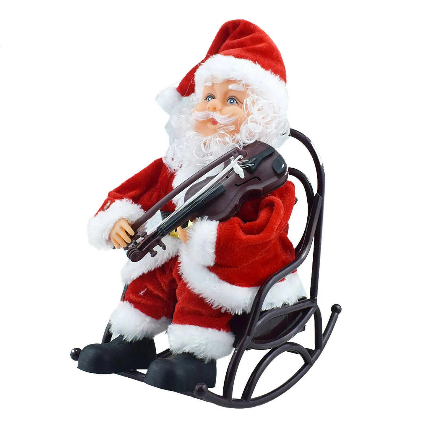 Dancing Singing Santa Claus Doll Toy Electric Toy With Music Standing Electric Santa Claus With Saxophone Music