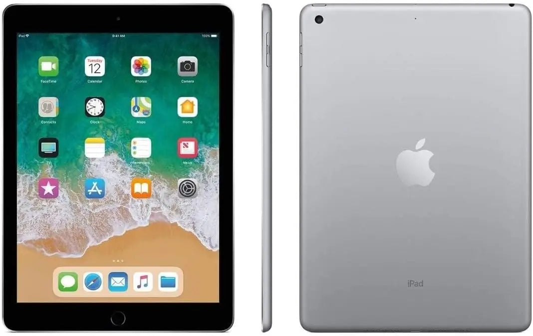 Apple iPad 6th Generation 2018 (9.7-inch, Wi-Fi, 32GB) 2018 Space Gray (Certified Refurbished - Good Condition)