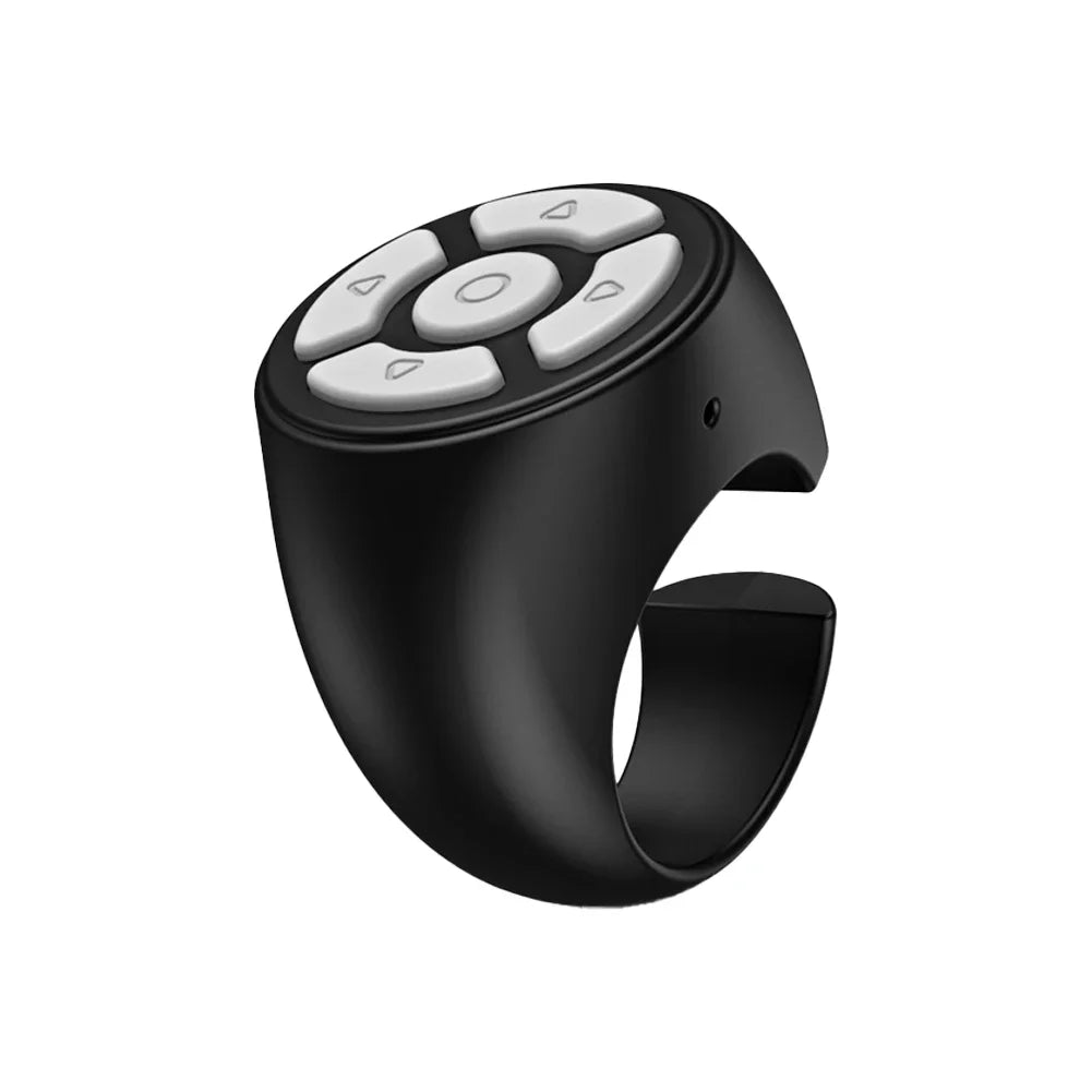Scrolling Ring Wireless Finger Shutter Remote Control Page TurnerMobile Phone Controller Bluetoothcompatible For Home Travel Car