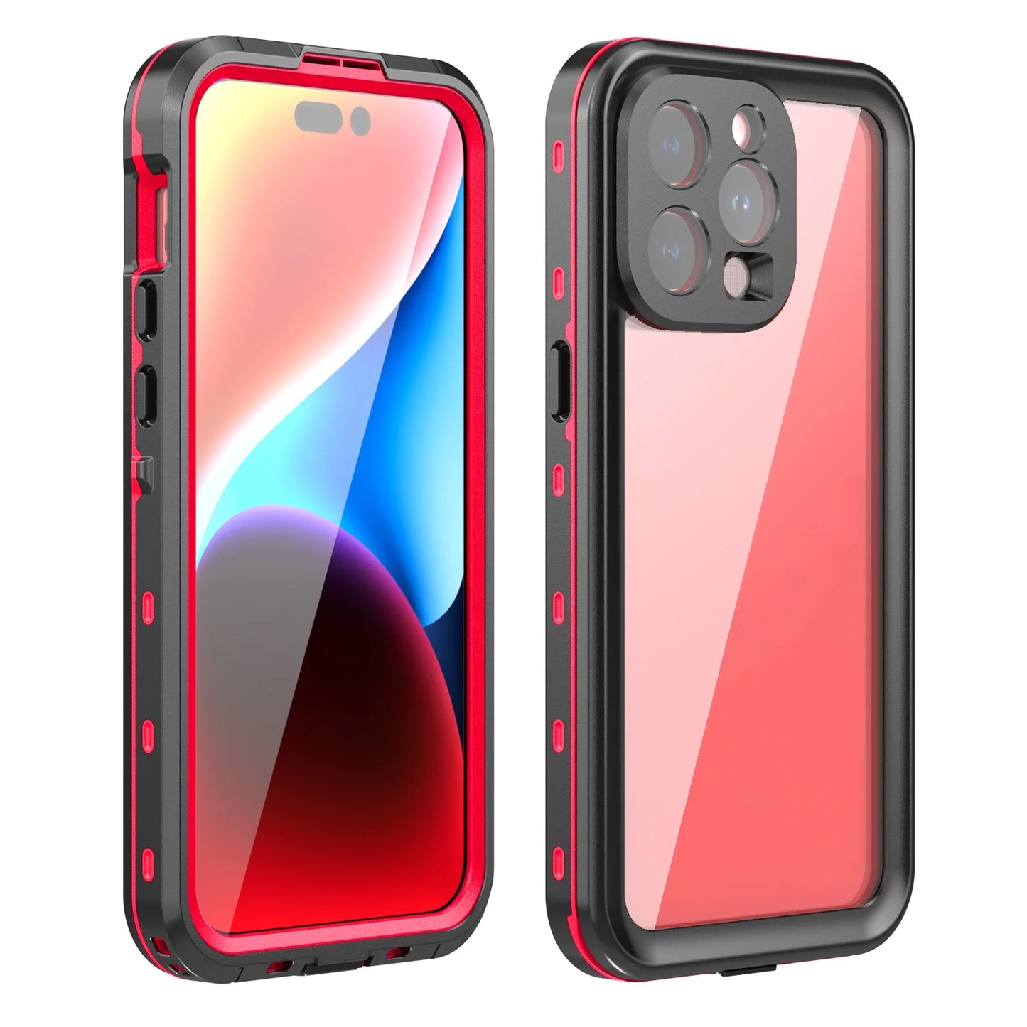 IP68 Waterproof Magnetic Phone Case For iPhone 13 15 14 Pro Max Pro 360° Protector Full Body Protective Dustproof Phone Cover