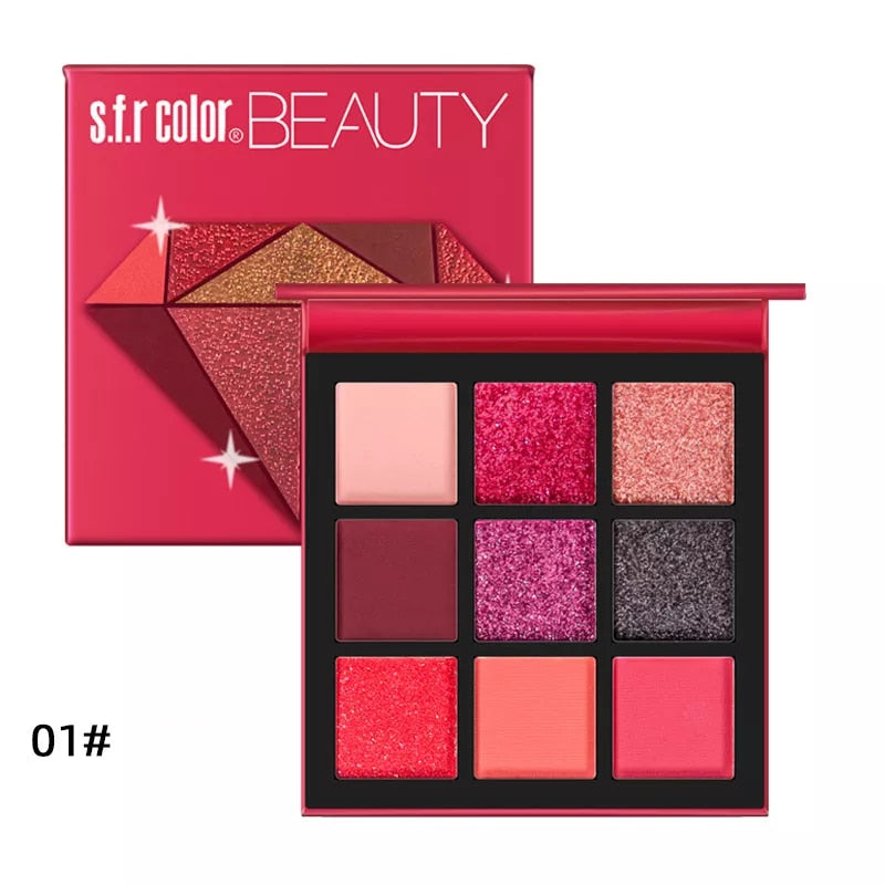 NEW IN Colors Glitter Eyeshadow Makeup Pallete Matte Eye Shadow Palette Shimmer And Shine Diamond Eyeshadow Powder Pigment Cosme