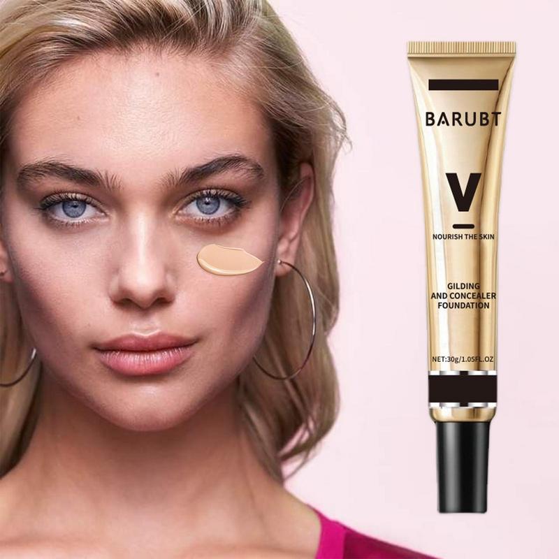 Waterproof Foundation Liquid Foundation And Concealer In 1 Long-lasting Full Coverage Oil-controlling Concealer For Dry Skin