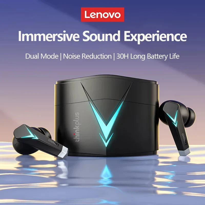 Choice Lenovo LP6 TWS Wireless Bluetooth Earphone Low latency Dual Mode Music&Gaming Headphone Long Battery Life Earbuds
