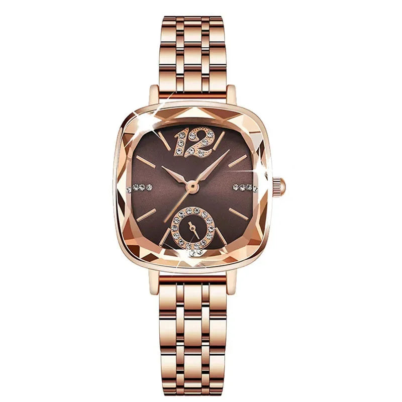 MAYZHISU Luxury Watch for Woman Waterproof Stainless Steel Quartz Ladies Watch High Quality Women's Watches Elegant Female Clock