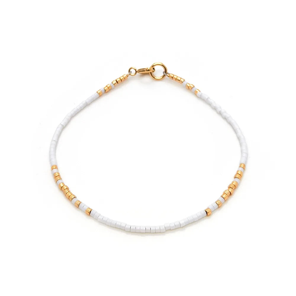 KKBEAD Miyuki Bracelet for Women Jewelry Gift Dainty Simple Thin Beads Bracelets Sets Pulseras Mujer Femme