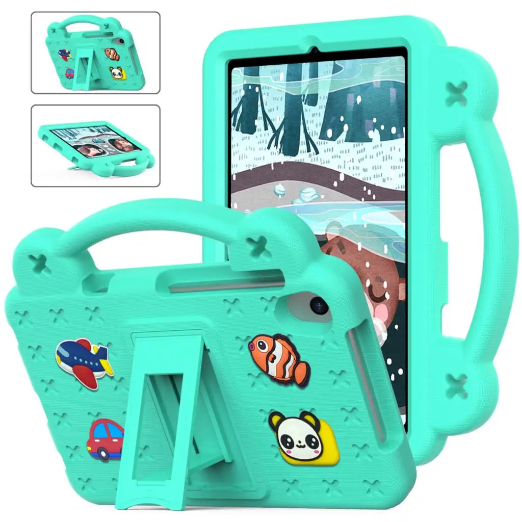 Kids Safe EVA Case for TCL Tab 8 LE 2023 Kickstand Cover For TCL Tab 8 2022 8.0 inch Model 9132G2 Tablet Shell With Handle Strap