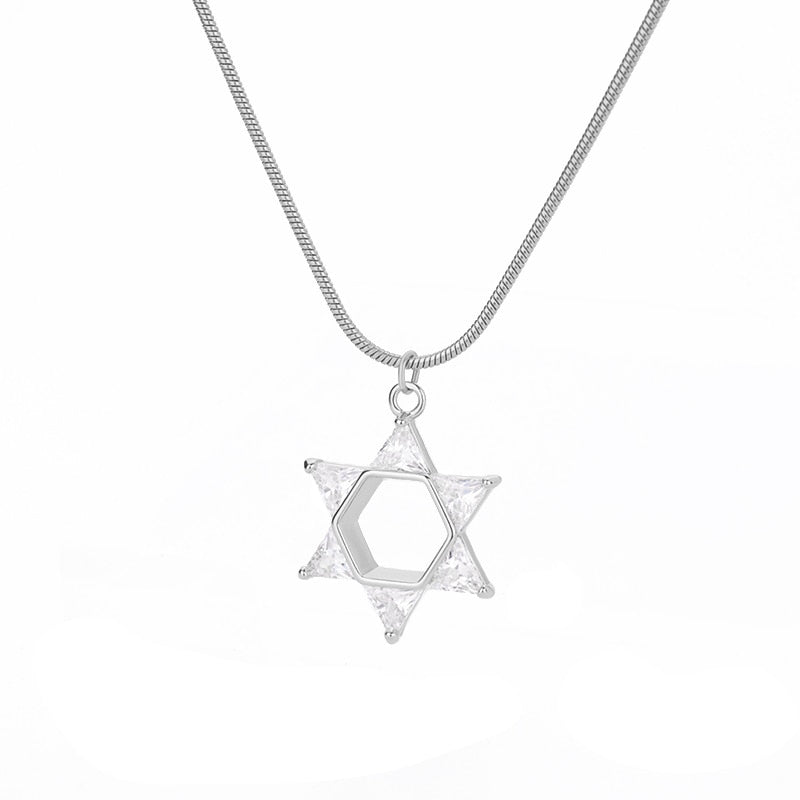 Vintage Lucky Four Leaf Clover Necklaces for Women Goth Love Heart Pendant Choker Chain Necklace Stainless Steel Jewelry Gift