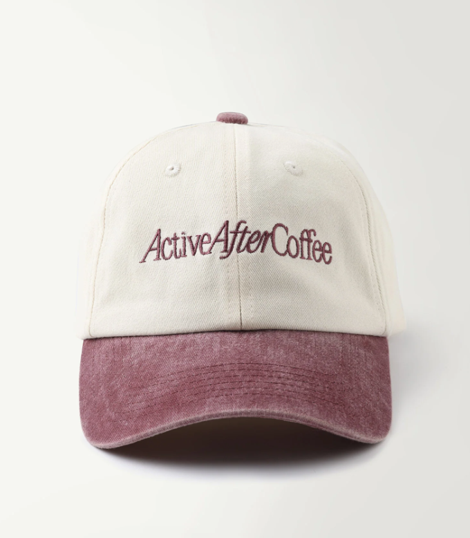 ActiveAfterCoffee Serif Logo Cap