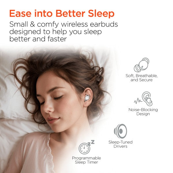 Ease better sleep with SleepEEZ Mini Earbuds