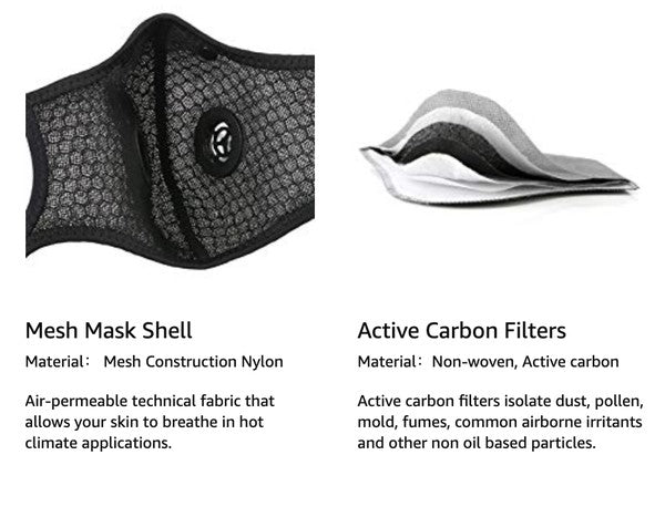 Whether you're cycling through traffic, running dusty trails, or powering through outdoor workouts, the Sports Face Mask with Activated Carbon Filter is your shield against the elements. Designed for athletes and active lifestyles, it combines breathable comfort with advanced filtration—so you can focus on performance, not pollution