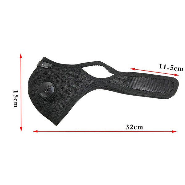 Whether you're cycling through traffic, running dusty trails, or powering through outdoor workouts, the Sports Face Mask with Activated Carbon Filter is your shield against the elements. Designed for athletes and active lifestyles, it combines breathable comfort with advanced filtration—so you can focus on performance, not pollution