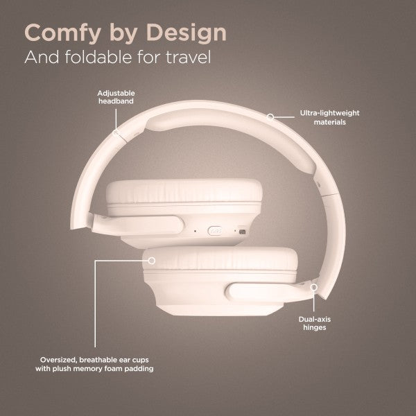 Stealth2 ANC Headphones comfy by design