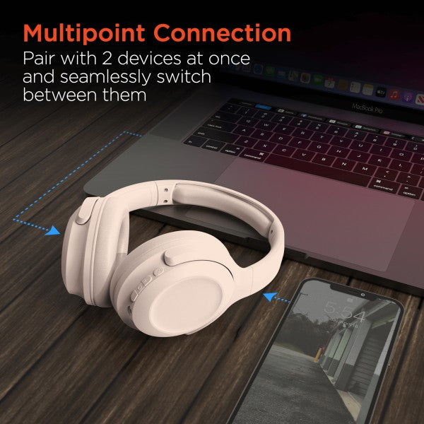 Stealth2 ANC Headphones Pair with 2 devices at once