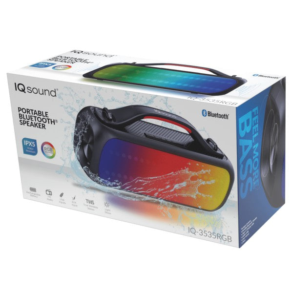 Take your tunes anywhere with the Supersonic Portable Water-Resistant Bluetooth Speaker. Whether you're poolside, beach-bound, or just vibing in the backyard, this speaker delivers bold audio in a rugged, splash-ready design. It’s compact, wireless, and built to keep the party going—rain or shine.
