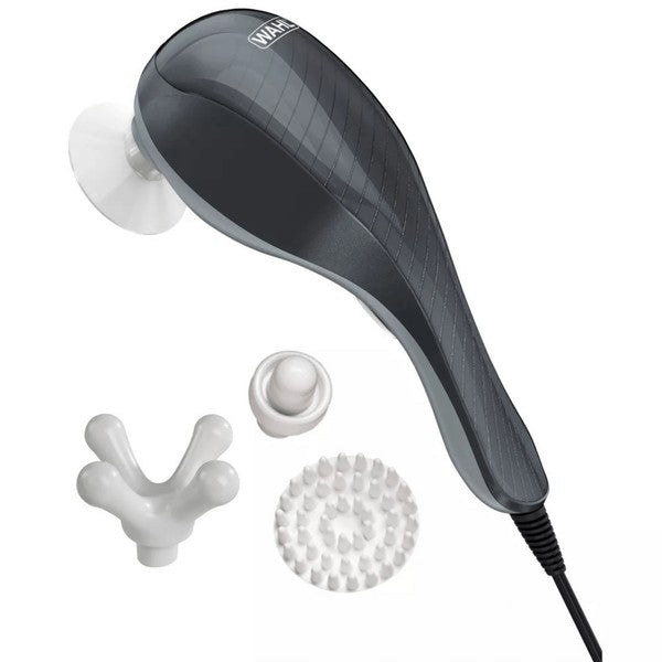 Wahl all body therapeutic massager with two speed settings and four attachment heads