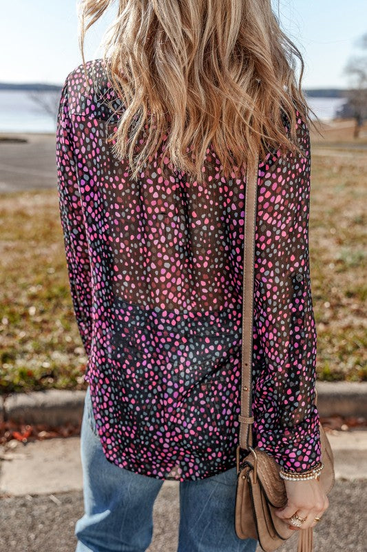 Long sleeves make it versatile — can be rolled up or worn down depending on weather.