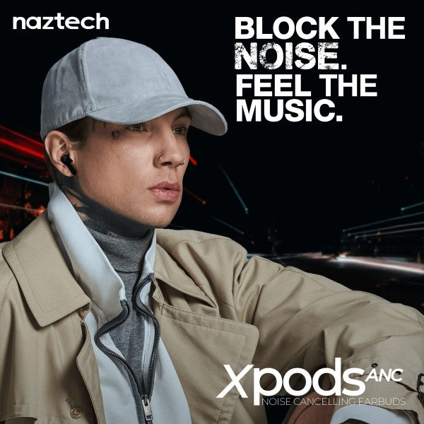 Xpods ANC Earbuds block the noise to feel the music