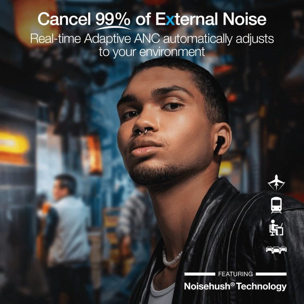 Xpods ANC Earbuds cancel 99% of external noise