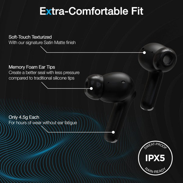 Xpods ANC Earbuds extra-comfortable fit