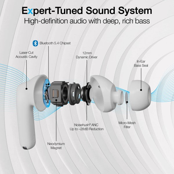Xpods ANC Earbuds expert-tuned sound systems