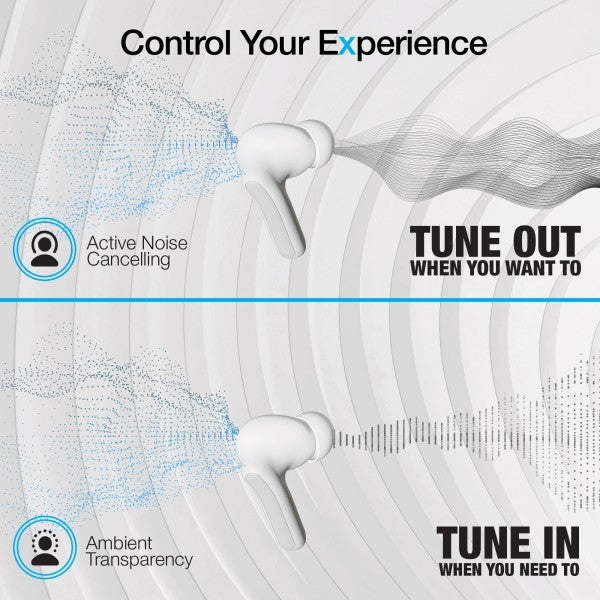 Xpods ANC Earbuds control your experience