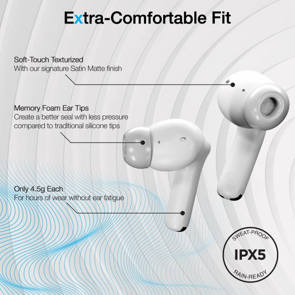 Xpods ANC Earbuds enable an extra-comfortable fit